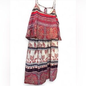 Altar’d State Bohemian Maxi Dress with Paisley Print